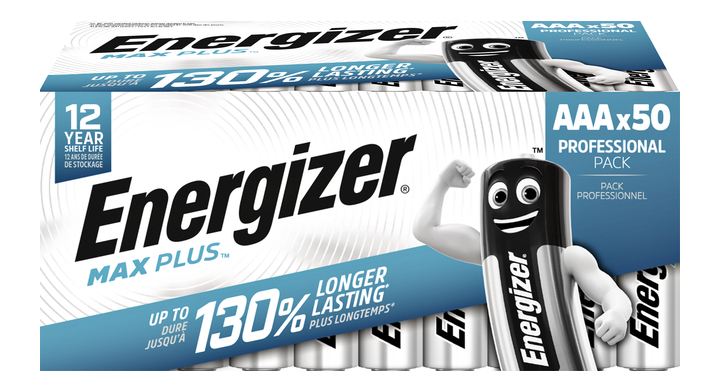 Batterij energizer max plus aaa alkaline 50st