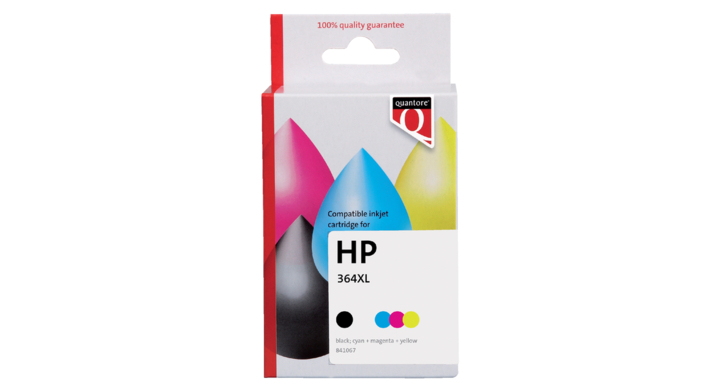 Inkcartridge Quantore alternatief tbv hp 364xl multipack zwart kleur