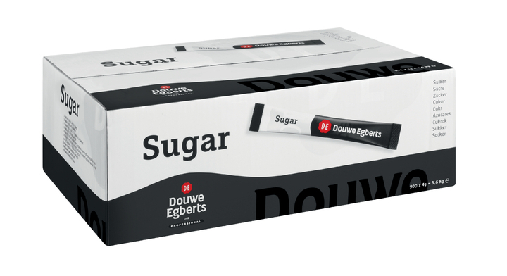 Douwe Egberts, suikersticks, 4 gram, 4015734 (900 stuks)