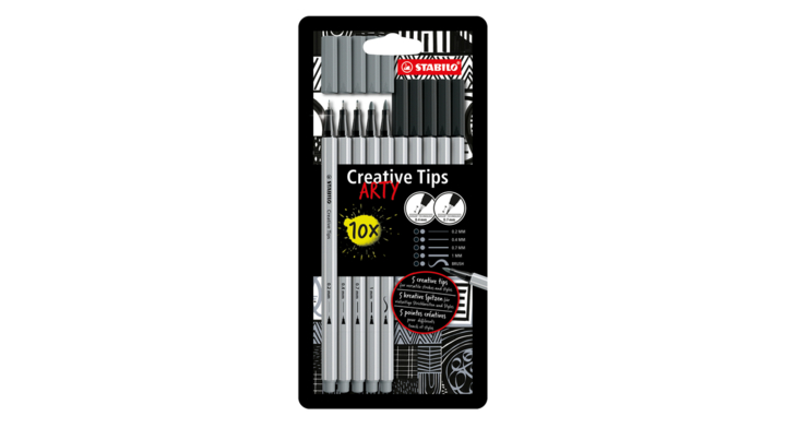 Creative tips stabilo arty ass tips 10st zw en gs(89/10-1-20