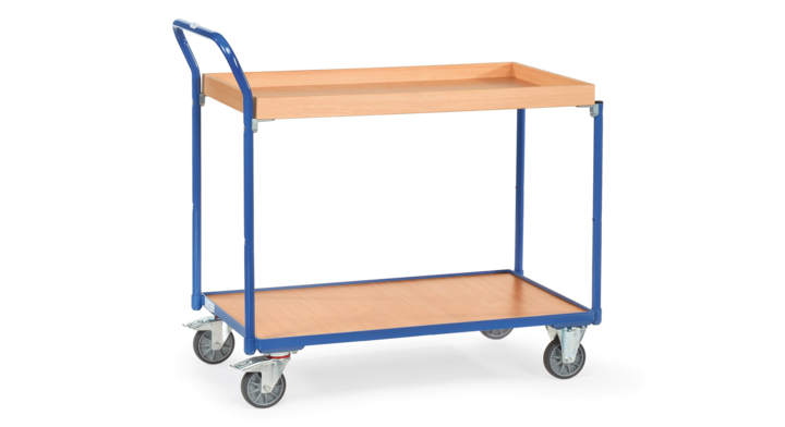 Tafelwagen met rand boven, 1000x600mm Draagverm. 300kg
