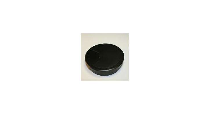 Kabeldoorvoerdop 80mm zwart, kunststof