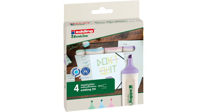 Markeerstift edding 24 eco pastel ass(4-24-4-1000)