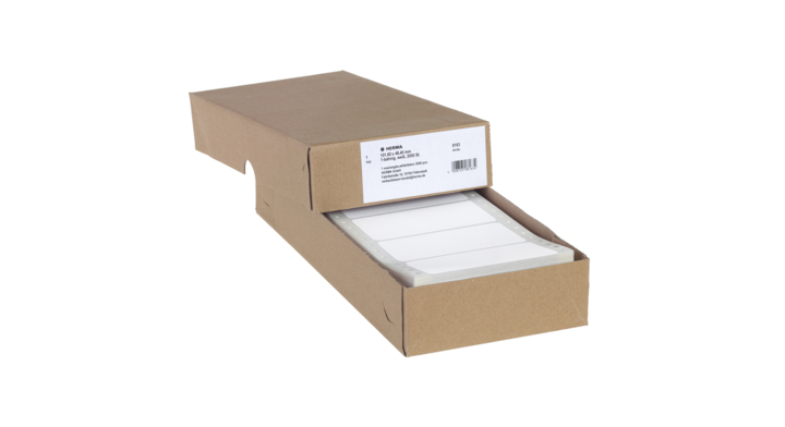 Etiket herma pinfeed 8163 1baans 101.6x48.4mm 2000
