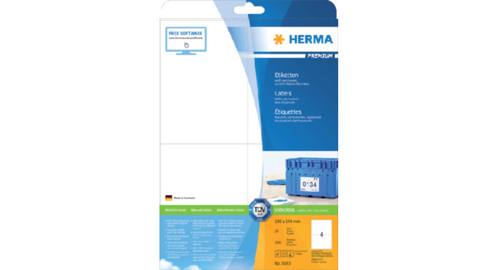 Etiket herma superprint 5063 105x148mm 100st