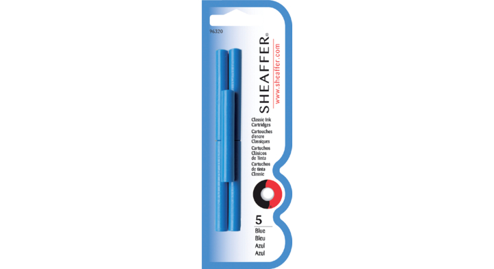 Inktpatroon sheaffer skrip classic blauw(sh-96320)
