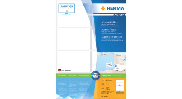 Etiket herma superprint 4269 99.1x67.7mm 800st