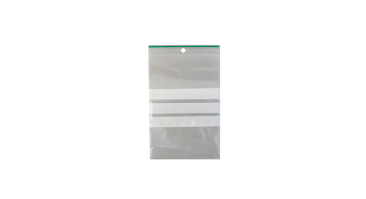 Gripzak, PE, 80x120mm, 50my, schrijfvlak (10x100stuks)
