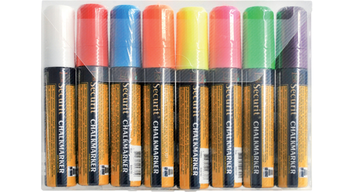 Krijtstift securit sma-720 blokpunt 7-15mm ass(sma720-v8)