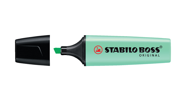 Markeerstift stabilo boss 70/116 pastel groen(70/116)