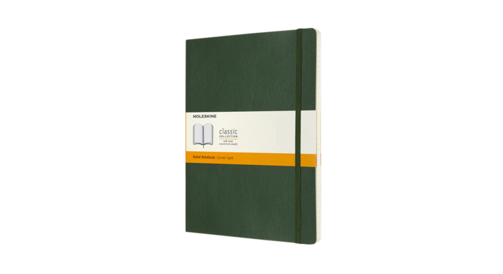 Notitieboek moleskine xl 190x250 ln sc myrt gn(qp621k15)