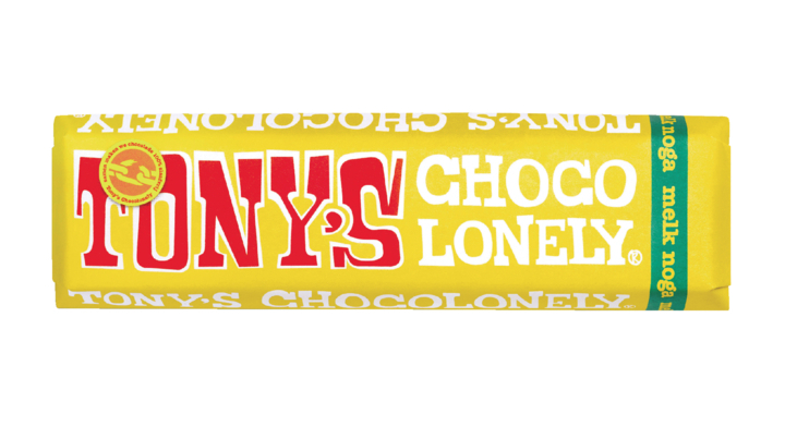 Tony's Chocolonely, chocolade, 47 gram, noga, nlrmn47 (1 stuk)