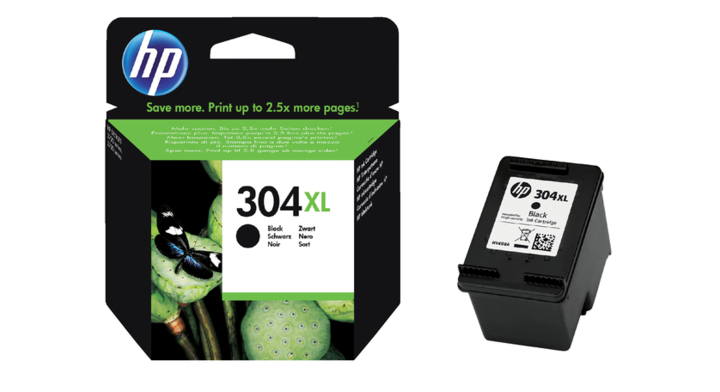 Inkcartridge hp 304xl n9k08ae zwart(n9k08ae)