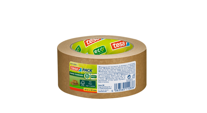 Verpakkingstape tesa 58291 eco 50mmx50m bruin(582910000000)