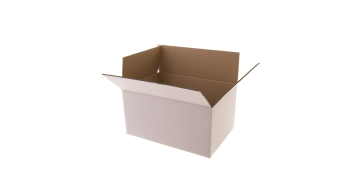 Kartonnen dozen, 570x190x130mm, EB-golf, wit (800 st)