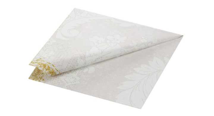 Duni Tissue, servet, 40x40 cm, 3-laags, Royal White, 174228 (1000 stuks) | OP=OP AANBIEDING