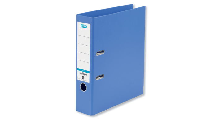 Ordner elba rado basic star a4 80mm pp lichtblauw(10468hb)