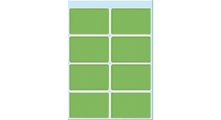 Etiket herma 3695 26x40mm 40st groen