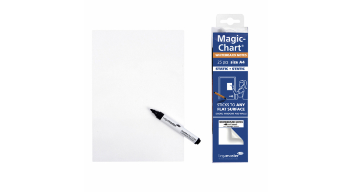 Legamaster Magic-Chart, notes, 20x30cm, wit (25 stuks)