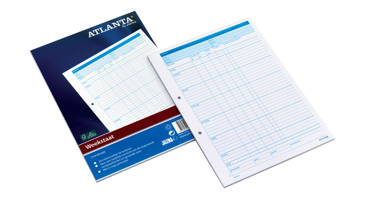 Weekstaat a5404-016 297x290mm 50v