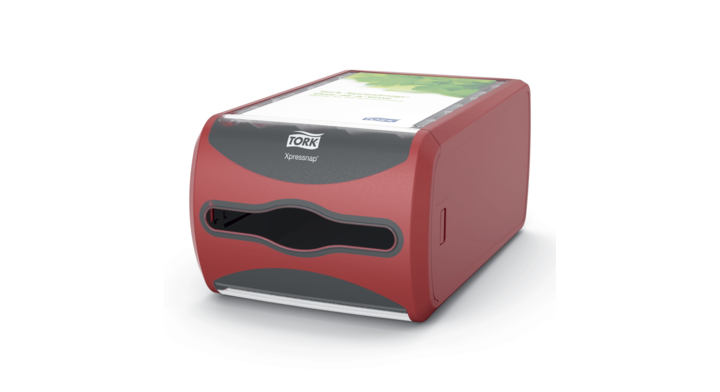 Tork Xpressnap Counter | Servet Dispenser | N4 | Rood | 272512