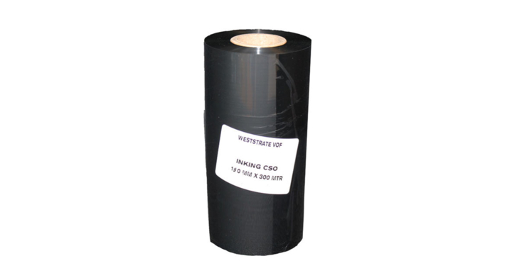 Thermo Transfer Folie 150mm x300Mtr. L. Blauw Wax