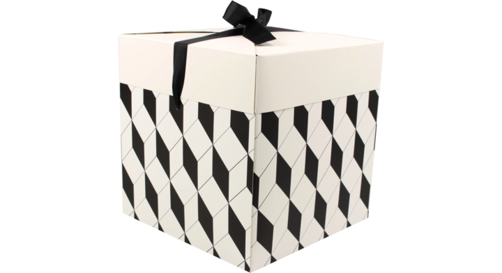 Geschenkdoos, pop up, 10x10x10cm, Cube (25 stuks)