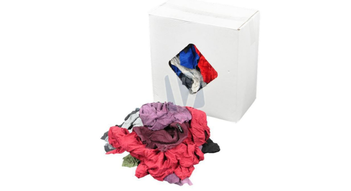 Poetslappen, bont, 9kg (1 doos)
