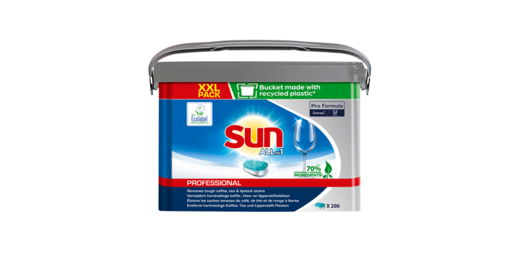 Vaatwastabletten sun professional pf 200 stuks(101109062)