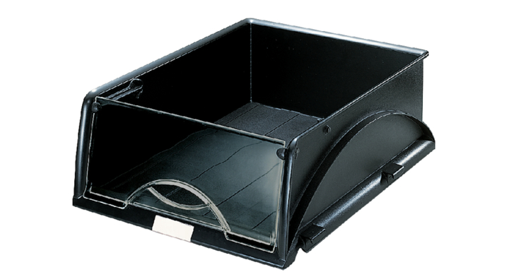 Sorteerbak leitz 5231 sorty a4 zwart klep tr mat