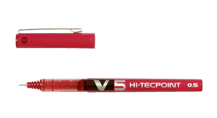 Rollerpen pilot hi-tecpoint bx-v5 0.3mm rood