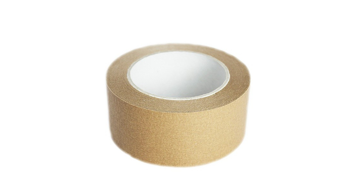Verpakkingstape ECO 15S, Papier/Solvent, 50mm x 50m, bruin