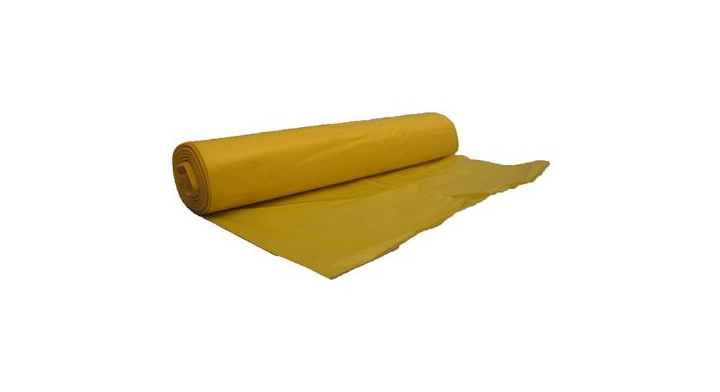 Vuilniszak | HDPE | 58x100cm | 70 Liter | T23 | Geel (20 zakken)