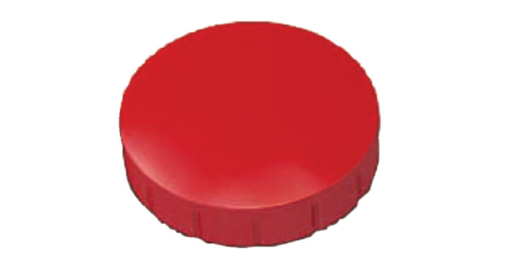 Magneet maul solid 20mm 0.3kg rood(6162025)  ds/10