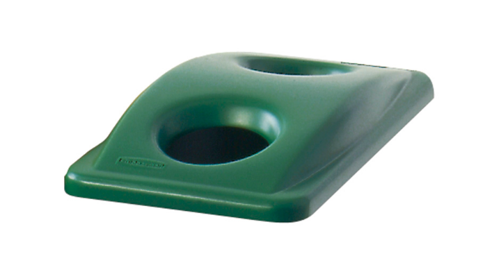 Rubbermaid Slim Jim, fles- en blikdeksel, groen, VB 147629