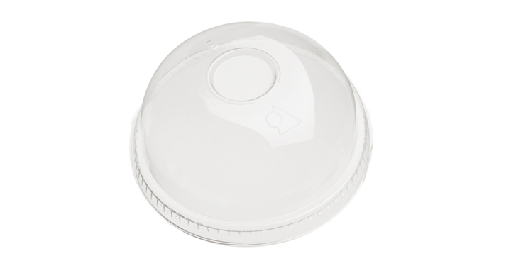 Deksel Bol, PET, diameter 95mm, transparant (1600 stuks) | OP=OP AANBIEDING