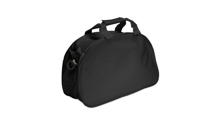 Sporttas, PVC, 46+16x27cm, zwart (25 stuks)