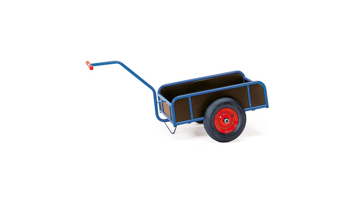Handtrekwagen 1assig met 4 wanden, 795x445mm