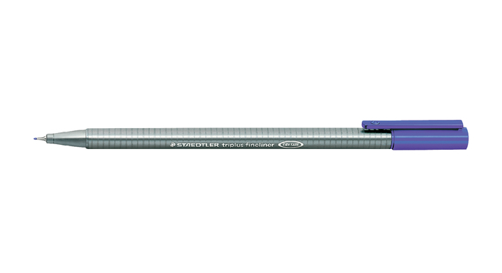 Fineliner staedtler triplus 334 blauw