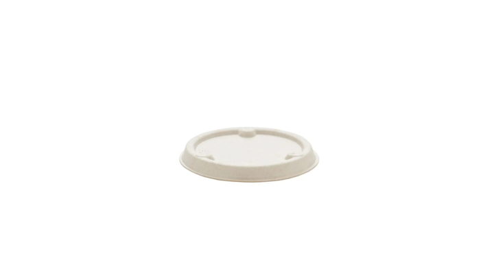 Deksel tbv sausbakje, 6cm, suikerriet (2000 stuks)