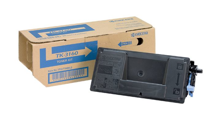 Toner kyocera tk-3160 12.5k zwart(0t2t90nl)