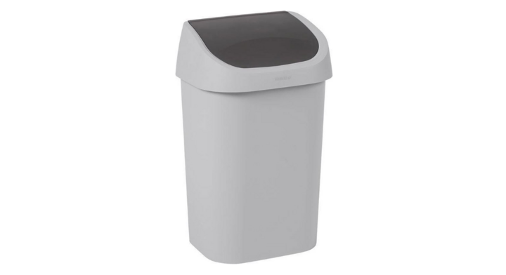 Mistral, swing afvalbak, 25 liter, grijs, VB 772907
