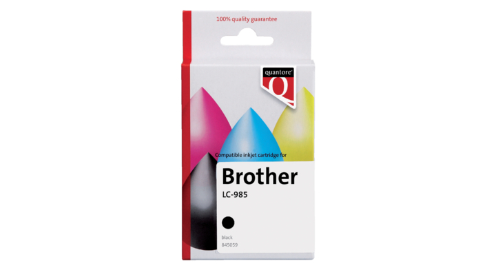 Inkcartridge quantore bro lc-985 zwart(k20365pr)