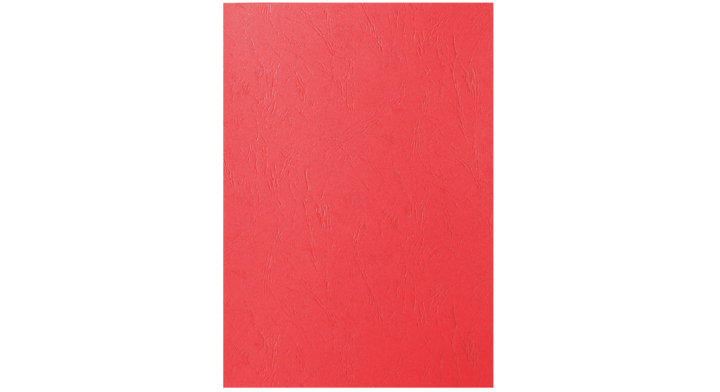 Voorbladen gbc a4 antilope lederlook rood