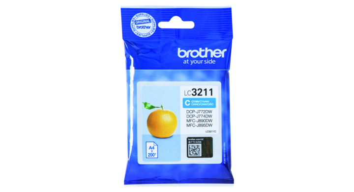 Inkcartridge brother lc-3211 blauw(lc3211c)