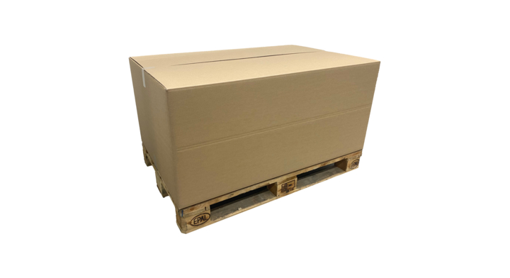 Palletdozen Voor Europallet | 1185x785x525mm | BC-golf | Bruin