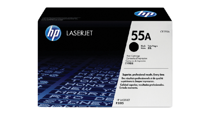 HP 55A, tonercartridge, zwart, CE255A