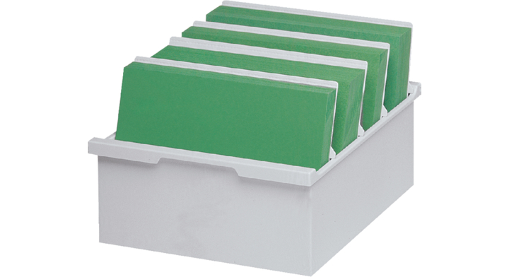 Kaartenbak exacompta 14x32cm 1000krt dwars gs(52540d)