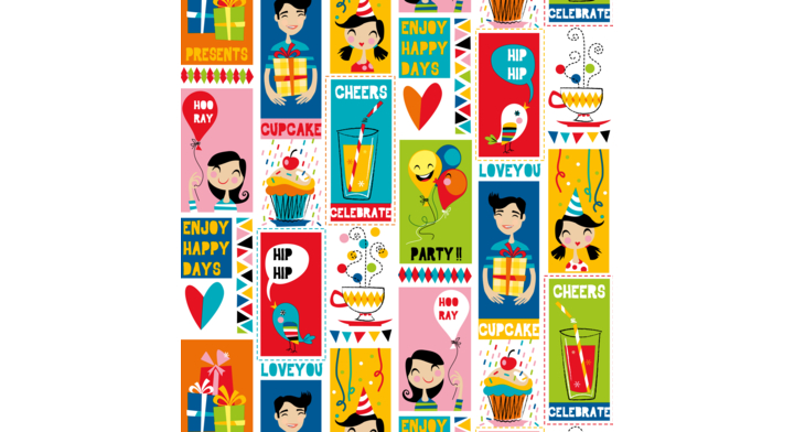Cadeaupapier 50cmx200m 923 Hip Hip