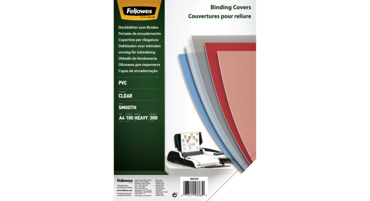 Voorblad fellowes a4 pvc 300my(53763)